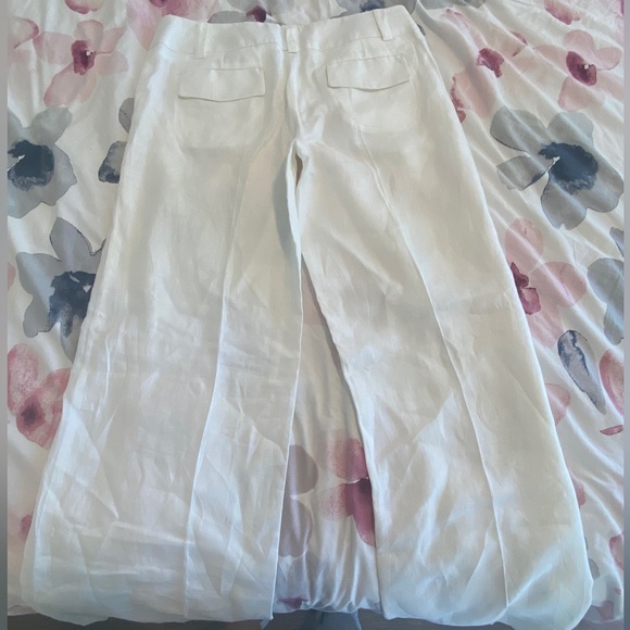 Beautiful wide leg 100% linen pants - Picture 3 of 8